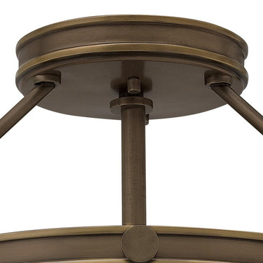 Hinkley Collier Medium Semi-Flush Mount - Alternative Image 3381LZ Alternative Image 2