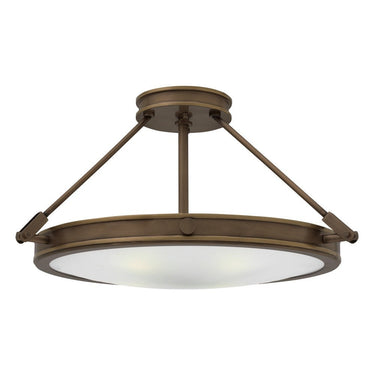 Hinkley Collier Medium Semi-Flush Mount - 3382LZ 