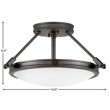 Hinkley Collier Medium Semi-Flush Mount - HL3381 Alternative Image 1