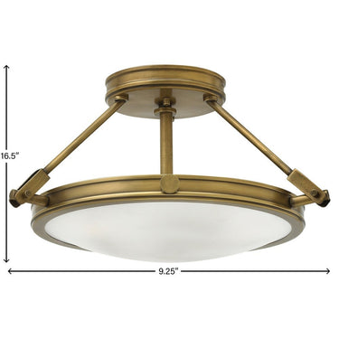 Hinkley Collier Medium Semi-Flush Mount - HL3381 Alternative Image 6