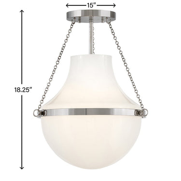 Hinkley Collins Medium Semi Flush Mount - HL46891 Alternative Image 1
