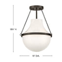 Hinkley Collins Medium Semi Flush Mount - HL46891 Alternative Image 10