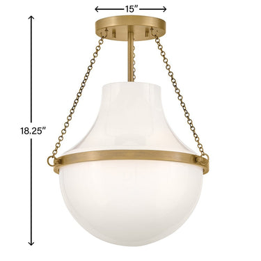 Hinkley Collins Medium Semi Flush Mount - HL46891 Alternative Image 18