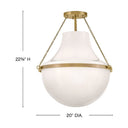 Hinkley Collins Medium Semi Flush Mount - HL46891 Alternative Image 19