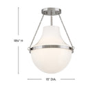 Hinkley Collins Medium Semi Flush Mount - HL46891 Alternative Image 2