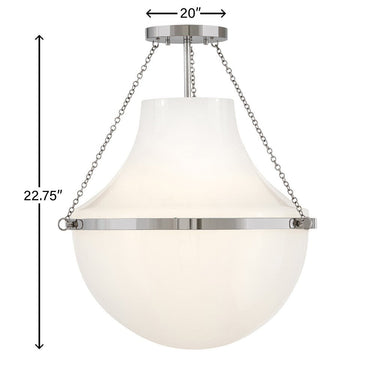 Hinkley Collins Medium Semi Flush Mount - HL46893 Alternative Image 1