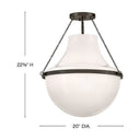 Hinkley Collins Medium Semi Flush Mount - HL46893 Alternative Image 11