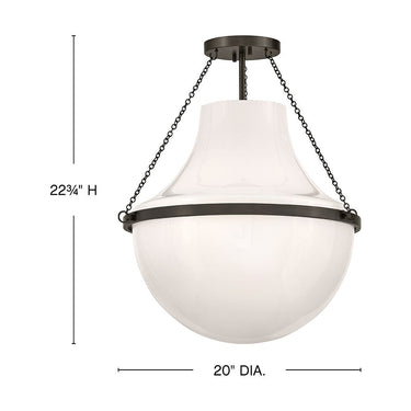 Hinkley Collins Medium Semi Flush Mount - HL46893 Alternative Image 11