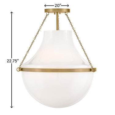 Hinkley Collins Medium Semi Flush Mount - HL46893 Alternative Image 18