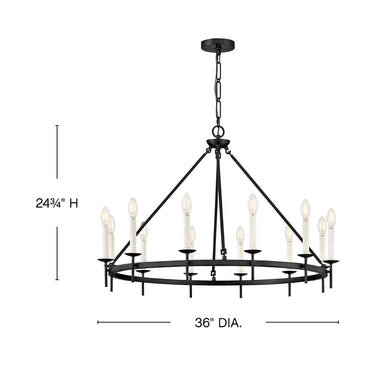 Hinkley Copley Large Ring Chandelier Alternative Image 1
