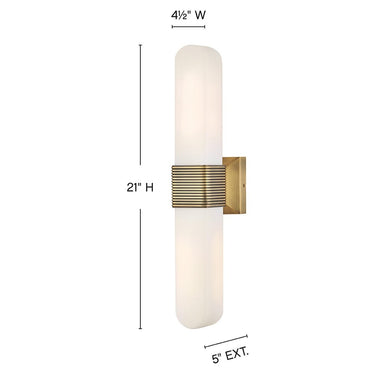 Hinkley Cotes Large LED Sconce Alternative Image 1