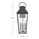 Hinkley Dawson Extra Large Wall Mount Lantern Alternative Image 1