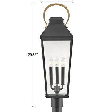Hinkley Dawson Outdoor Large Post Mount Lantern Alternative Image 7