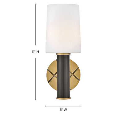 Hinkley Declan Medium Sconce Alternative Image 1