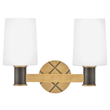 Hinkley Declan Small Two Light Vanity Wall Sconce Alternative Image 2