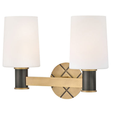 Hinkley Declan Small Two Light Vanity Wall Sconce Alternative Image 3