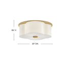 Hinkley Delaney Medium Flush Mount - HL46443 Alternative Image 7