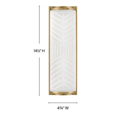 Hinkley Devon Medium Bath LED Sconce Alternative Image 1