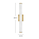 Hinkley Devon Medium LED Vanity Wall Sconce Alternative Image 1