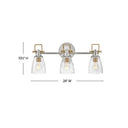 Hinkley Easton Medium Three Light Vanity Wall Sconce Alternative Image 12