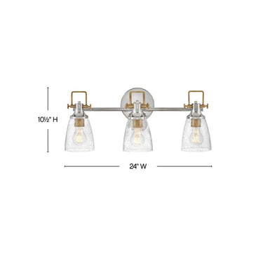 Hinkley Easton Medium Three Light Vanity Wall Sconce Alternative Image 12