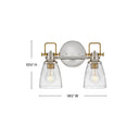 Hinkley Easton Small Two Light Vanity Wall Sconce Alternative Image 14