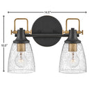 Hinkley Easton Small Two Light Vanity Wall Sconce Alternative Image 7