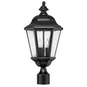 Hinkley Edgewater 12V LED Outdoor Large Post Mount Lantern - 1671BK-LV 