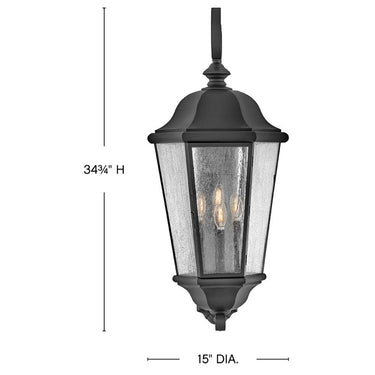 Hinkley Edgewater Outdoor Extra Large Wall Mount Lantern Alternative Image 1