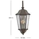 Hinkley Edgewater Outdoor Extra Large Wall Mount Lantern Alternative Image 8