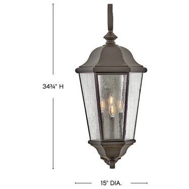 Hinkley Edgewater Outdoor Extra Large Wall Mount Lantern Alternative Image 8