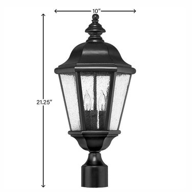 Hinkley Edgewater Outdoor Large Post Mount Lantern - HL1671 Alternative Image 1