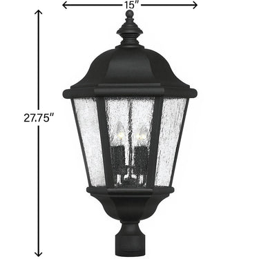 Hinkley Edgewater Outdoor Large Post Mount Lantern - HL1677 Alternative Image 1