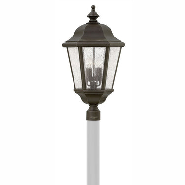 Hinkley Edgewater Outdoor Large Post Mount Lantern - HL1677 Alternative Image 7