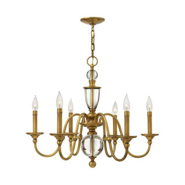 Hinkley Eleanor Medium Single Tier Chandelier 