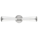 Hinkley Elin Medium LED Vanity Wall Sconce in Chrome Finish Alternative Image 2