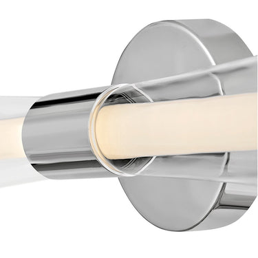 Hinkley Elin Medium LED Vanity Wall Sconce in Chrome Finish Alternative Image 3