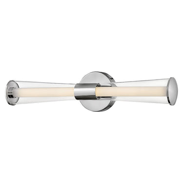 Hinkley Elin Medium LED Vanity Wall Sconce in Chrome Finish Alternative Image 6