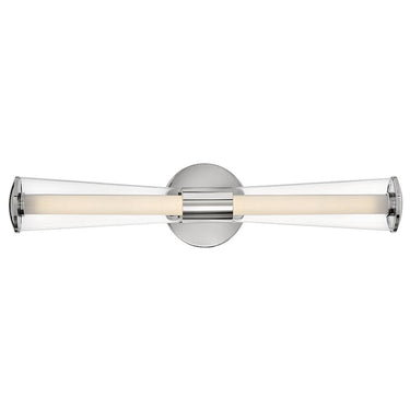 Hinkley Elin Medium LED Vanity Wall Sconce in Chrome Finish 
