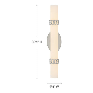 Hinkley Eliza Medium LED Vanity Wall Sconce Alternative Image 1