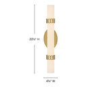 Hinkley Eliza Medium LED Vanity Wall Sconce Alternative Image 8