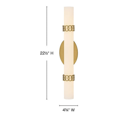 Hinkley Eliza Medium LED Vanity Wall Sconce Alternative Image 8