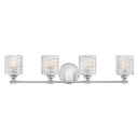 Hinkley Elle Large Four Light Vanity Wall Sconce 
