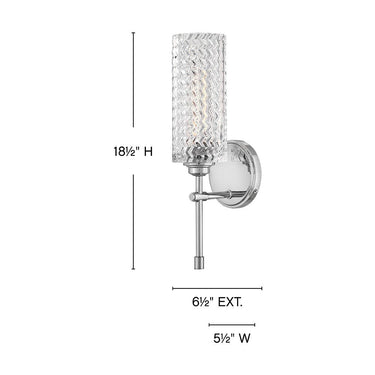Hinkley Elle Medium Single Light Sconce Alternative Image 1