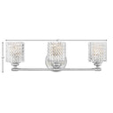 Hinkley Elle Medium Three Light Vanity Wall Sconce Alternative Image 4