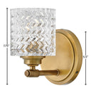 Hinkley Elle Small Single Light Vanity Wall Sconce Alternative Image 11