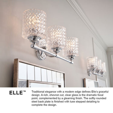 Hinkley Elle Small Single Light Vanity Wall Sconce Alternative Image 12