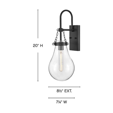 Hinkley Eloise Large Single Light Sconce Alternative Image 1
