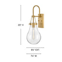 Hinkley Eloise Large Single Light Sconce Alternative Image 9