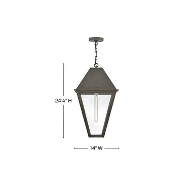 Hinkley Endsley Alternative Image 14" Outdoor Large Hanging Lantern Alternative Image 1